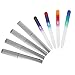 4-Pack Czech Glass Nail Files with Hard Cases - Gifts for Her - Crystal Nail Files from Bona Fide Beauty