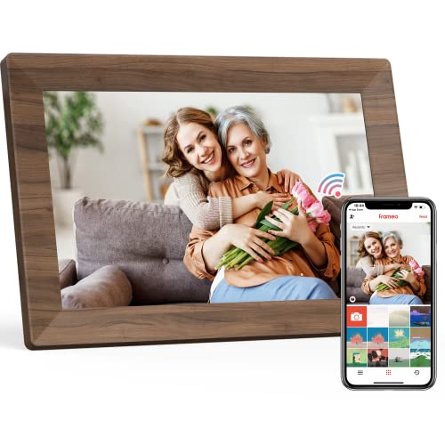 WiFi 10.1'' Digital Picture Frame with 1280x800 Resolution, Touchscreen