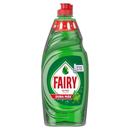 Ultra Original Líquido Lavavajillas Verde Con LiftAction: Sin Dejar En Remojo, Sin Grasa, Sin Dificultad Y Suave Con La Piel 654ML