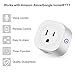Aigital WiFi Plug Smart Outlet Mini Socket works with Alexa Google Assistant IFTTT,Smart Socket for Voice Control ,Overload Protection and Timer Function,No Hub Required ETL and FCC Listed（2pack）