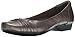 Clarks Women's Blanche Cam Flat, Pewter Leather, 8 M US