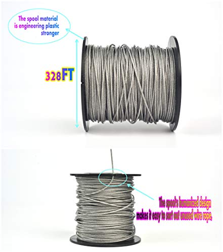 1 Stainless+328+Feet+16+Inch+Aluminum+Crimping