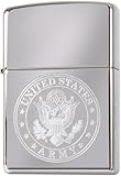 US Army Seal Eagle Circle Logo Engraved Lighter