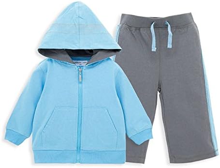 Long Sleeve Hoodie With Cap For Boys Girls Baby, Cotton Fleece Hoodies Blue Boy Hoody