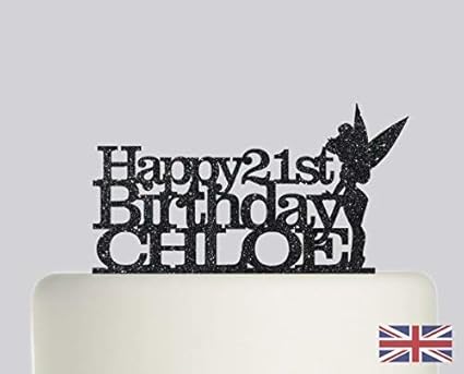 Decoration De Gateau De Mariage Personnalisee Fee Clochette Idee Cadeau De Mariage Anniversaire Decorations De Fete Amazon Fr Cuisine Maison