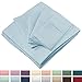 Cosy House Collection Queen Size Sheet Set - 6 Piece - Queen Sheets - Elegant Patterns - Silky Soft - Deep Pocket Queen Bedding - Stain, Fade & Wrinkle Resistant - Light Blue - Dots