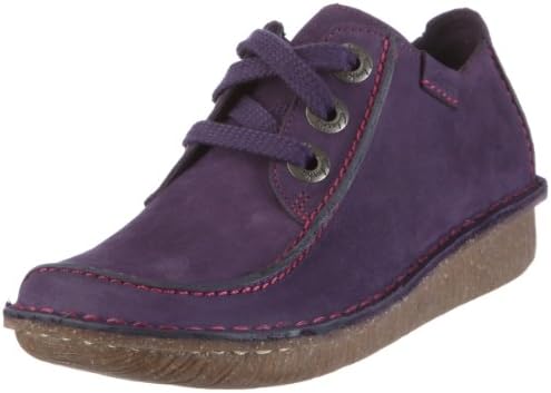 clarks funny dream shoes purple