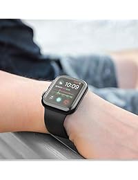 Julk - Juego de 2 carcasas protectoras para Apple Watch Serie 4 (1.732 in, carcasa de poliuretano termoplástico de alta definición)