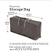 Classic Accessories Ravenna Water-Resistant 45.5 Inch Patio Cushion and Cover Storage Bag, Patio Furniture Covers