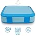 Zulay Kids Bento Box Lunch Box - Durable, Leak-Proof with Toddler-Friendly Latches for Easy Access & 5 Perfectly Proportioned Kid-Sized Compartments - BPA-Free Bento Box Containers with Removable Tray