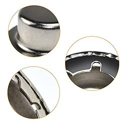 MARRTEUM 2 Piece Spring Steel Push on Pushnut Cap