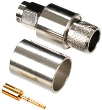 AIR802 Reverse-Polarity SMA-Plug Crimp Connector for Cable Types: RG8, AIR802 CA400, Times Microwave's LMR400, Belden 9913, Belden 7810