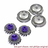 PaddSun Head Replacement Blades Cutters For Philips Norelco HQ8 HQ9 HQ8894 HQ8890 razor shaver blade cutter shaving heads(pack of 3)