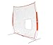 Bownet (7' x 7') Pitch Thru Softball Protection Screen for High-Intensity Batting Pitching Training Practice - Protect Coaches and Players with View of Hitting - NET ONLY