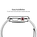 Apple Watch Series 3 Case, Benuo [Defender Series] Protective HD Clear PC Screen Protector [Ultra Thin], Lifetime Replacements Cover Case for Apple Watch Series 3/Series 2/Edition/Nike+ 42mm