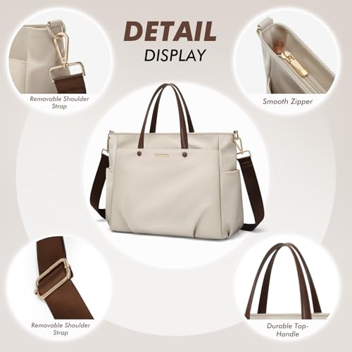 GOLF SUPAGS Laptop Shoulder Bag 15 Inch Laptop Tote Bag Women Carrying Bag Stylish Work Travel Bag