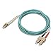Cable Matters 10Gb 40Gb OFNP Plenum Rated Multimode Duplex 50/125 OM3 Fiber Cable (LC to SC Fiber Optic Cable, SC to LC Fiber Patch Cable) 3m