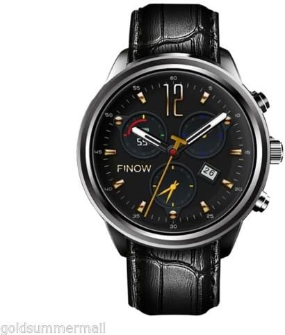 Finow Smart Watch X5 Air Wearable Devices Android OS 2GB RAM 16G ROM Heart Rate Monitor Pedometer WiFi 3G Bluetooth Watch Phone (Silver)