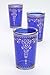Moroccan Tea Glasses, Morjana Blue (Set of 6)