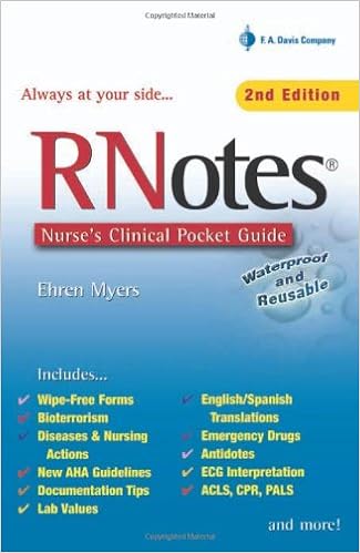 Rnotes Nurse S Clinical Pocket Guide 9780803613355 Medicine Health Science Books Amazon Com