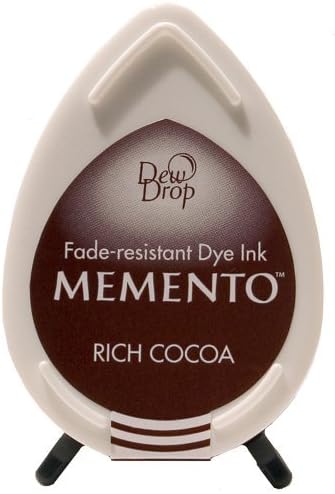 Memento Dew Drop Ink Pads Tsukineko Dew Drop Pad, Rich Cocoa by Memento Dew Drop Ink Pads