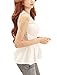 Allegra K Ladies Sleeveless Floral Lace Peplum Tops White S