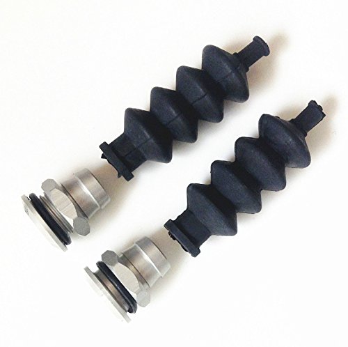 2Pcs Waterproof Push Rod Seals Rubber Bellow 10mm Aluminum Mount RC Boat RC#819