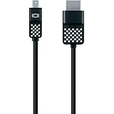 Belkin Mini Displayport / Thunderbolt to HDMI Cable (Supports Amazon Fire TV and other HDMI-Enabled Devices), 12 Feet
