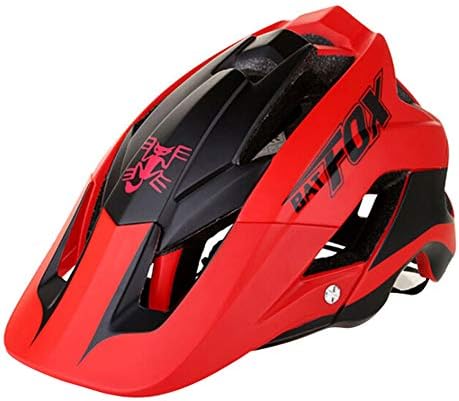mnoMINI BATFOX Lightweight Breathable MTB Cycling Bicycle Outdoor Sports Safety Helmet Helmet Cycling Helmet Lightweight Mountain Bike Helmet Adjustable Cycling Helmet Adult Men