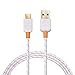Cable Matters 3-Color Combo USB-C Cable (USB C to USB Cable) with Braided Jacket 3.3 Feet for Samsung Galaxy S20, S20+, S20 Ultra, Note 10, Note 10+, LG G8, V50, Google Pixel 4, and More