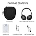 Mpow H8 Active Noise Cancelling Bluetooth Headphones Over Ear/On Ear Compact, Both Wired & Wireless Headphones w/mic, Stereo Foldable Headset with Carrying Case for PC/Cell Phones/TV