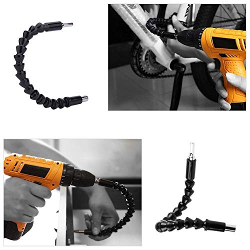 Maexus Flexible Screwdriver, flexible screwdriver extension Flexible Drill Bit Holder, Magnetic Hex Soft Shaft (2 Pcs) - Thumbnail 6