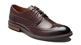 Vionic Menâ€™s Bowery Bruno Oxford Shoes â€“ Leather Shoes Men Concealed Orthotic Support - Brown Leather 9.5M