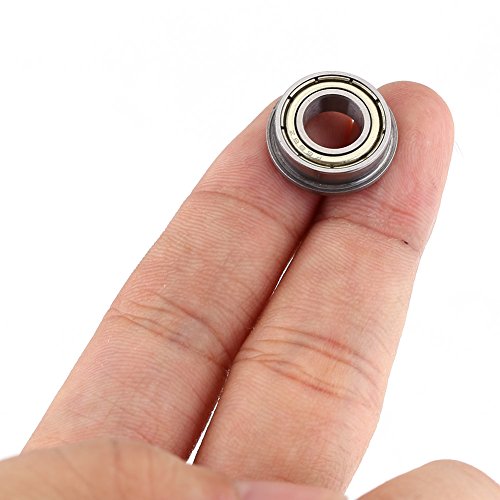 Ruiqas 10Pcs F688ZZ Metal Steel Double Shielded Flange Ball Bearings 8165mm for Motor