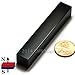 CMS Magnetics® Powerful Neodymium Magnet 3 x 1/2 x 1/2 Grade N45 Black Epoxy Coated