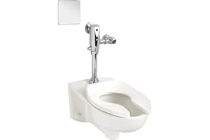 American Standard 3351.101.020 Afwall Millennium 1.1 - 1.6 gpf Elongated Toilet Bowl Only with EverClean