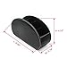 Fosinz Remote Control Holder Organizer - Table Desk Leather Control Storage with 5 Spacious Compartments (Black)