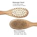 Dry Brush for Cellulite and Lymphatic Drainage. Dry Brushing Body Brush Set. Double Sided Bristle Brush Works as Body Exfoliator, Shower Brush, Exfoliating Brush, and Cellulite Massager, Gifts for Mom