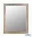 MONOINSIDE Framed Decorative Wall Mounted Mirror, Wooden Finish Frame, 23