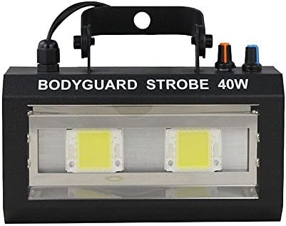 Wanpu Strobe Flash Light, LED 40w Stage Party Lighting Sound Controlled Disco DJ Lights for Party Show Xmas Halloween (White)
