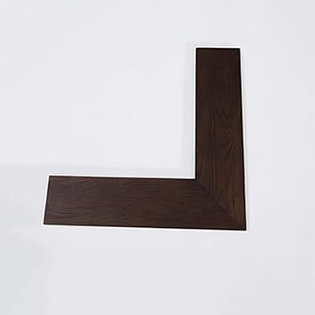 M&N Estante de Esquina de Madera Maciza, Estante de Pared, partición de