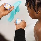 Nuby Splash N Slide Penguin Baby Bath Toy Early Development 18+ Months view 2