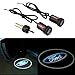CHAMPLED For FORD Laser Projector Logo Illuminated Emblem Under Door Step courtesy Light Lighting symbol sign badge LED Glow Car Auto Performance Tuning Accessory