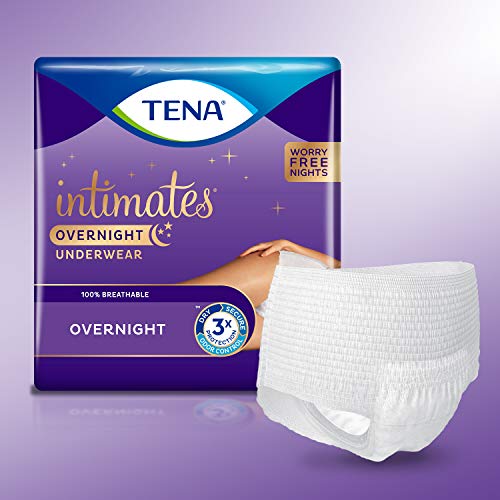 Tena Intimates Incontinence Overnight Underwear for Women, Size Extra