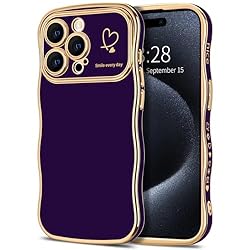 Hython for iPhone 15 Pro Max Case Cute Curly Wave