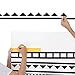 Black Masking Tape Painters Tape 1 1/2 3/4 2 inch 4 Rolls Adhesive Wide Thin Thick Skinny Bulk for Decorative Wall | UQRUI