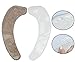 Sinland Paste-type Portable and Washable Toilet Seat Warmer Toilet Seat Cover Cushion Pads (Blue+Green+Light Brown) 15.7inchx3.1inch