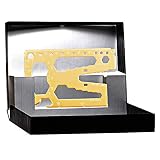 Credit Card Tool Survival Tools Pocket Tool | 40 Functions Credit Card Multitool Multipurpose Wallet Card Ninja Gift for Fathers Husbands Boyfriends Christmas Gifts