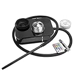 Acrylic Portable Hookah Set with LED Light and