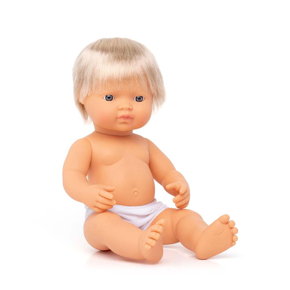 Miniland doll 38 cm caucasian boy